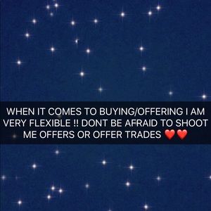 OPEN TO OFFERS ANS TRADES ❤️💋